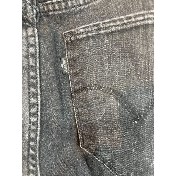 Levis 721 Fringe High Rise Skinny Ankle Black Jeans Western Cowgirl Inspired 32 - Picture 5 of 8